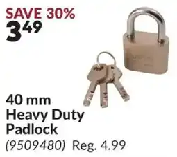 Princess Auto Heavy Duty Padlock offer