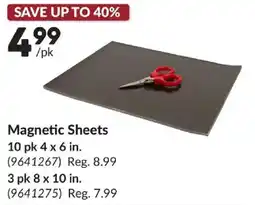 Princess Auto Magnetic Sheets offer