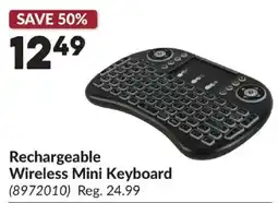 Princess Auto Rechargeable Wireless Mini Keyboard offer