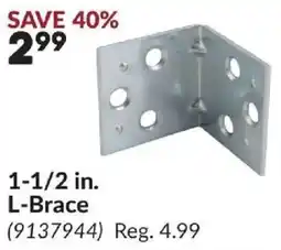 Princess Auto L-Brace offer