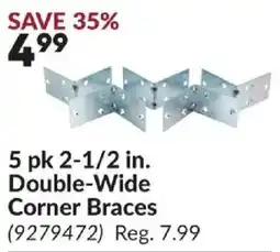 Princess Auto Double-Wide Corner Braces offer