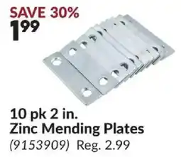 Princess Auto Zinc Mending Plates offer