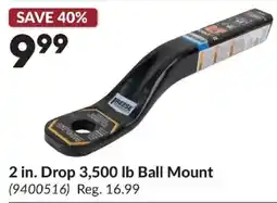 Princess Auto Reese 2 in. Drop 3,500 lb Ball Mount offer
