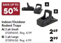 Princess Auto Indoor/Outdoor Rodent Traps offer