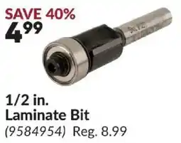 Princess Auto Laminate Bit offer