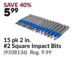 Princess Auto Square Impact Bits offer