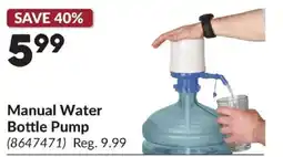 Princess Auto Manual Water Bottle Pump offer