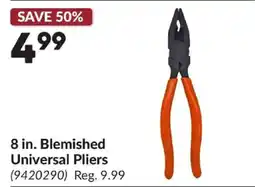 Princess Auto Blemished Universal Pliers offer