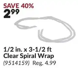 Princess Auto Clear Spiral Wrap offer