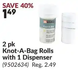 Princess Auto Knot-A-Bag Rolls offer