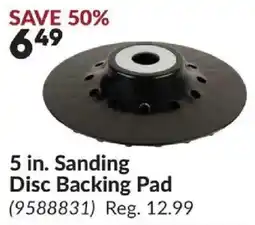 Princess Auto 5 in. Sanding Disc Backing Pad offer