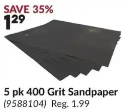 Princess Auto Sandpaper 400 Grit offer
