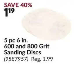 Princess Auto Sanding Discs offer