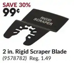 Princess Auto Rigid scraper blade offer