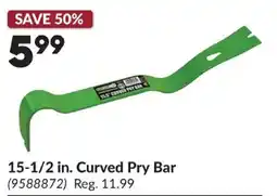 Princess Auto 15-1/2 in. Curved Pry Bar offer