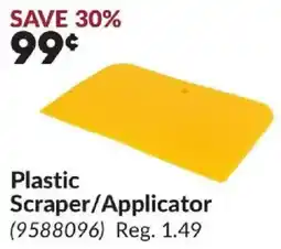 Princess Auto Plastic Scraper/Applicator offer