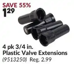 Princess Auto Plastic Valve Extensions offer