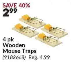 Princess Auto Wooden Mouse Traps offer