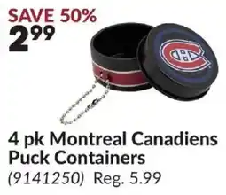 Princess Auto Montreal Canadiens Puck Containers offer