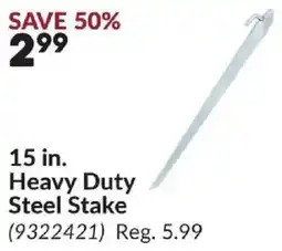 Princess Auto Heavy Duty Steel Stake offer