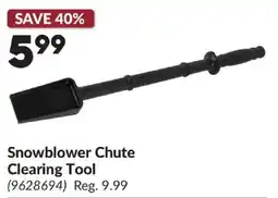 Princess Auto Snowblower Chute Clearing Tool offer
