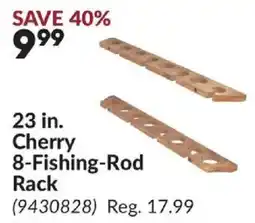 Princess Auto Cherry 8-Fishing-Rod Rack offer