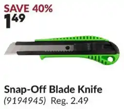 Princess Auto Snap-Off Blade Knife offer