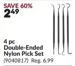 Princess Auto Double-ended nylon pick set offer