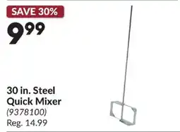 Princess Auto Steel Quick Mixer offer