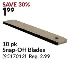 Princess Auto Snap-Off Blades offer