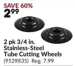 Princess Auto Stainless-Steel Tube Cutting Wheels offer