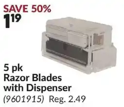 Princess Auto Razor Blades with Dispenser offer
