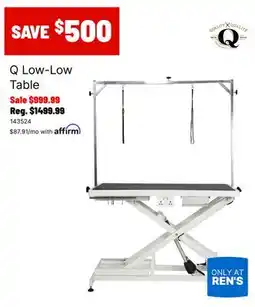 Ren’s Pets Depot Q Low-Low Table offer