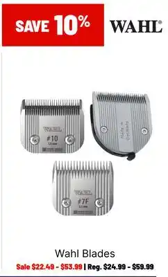 Ren’s Pets Depot Wahl Blades offer