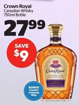 Calgary Co-op Crown Royal Canadian Whisky offer