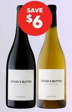 Calgary Co-op Bread & Butter pinot noir chardonnay offer