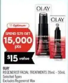 Shoppers Drug Mart Olay regenerist facial treatments offer