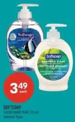 Shoppers Drug Mart Softsoap liquid hand soap offer