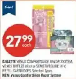 Shoppers Drug Mart Gillette Venus Comfortglide razor system offer