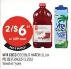 Shoppers Drug Mart Vita Coco coconut water offer