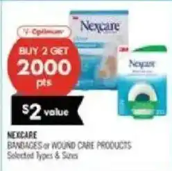 Shoppers Drug Mart Nexcare bandages or wound care products offer