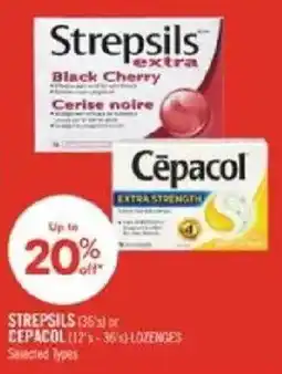 Shoppers Drug Mart Strepsils extra black cherry offer