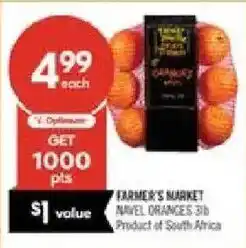 Shoppers Drug Mart Farmer's Market Navel Oranges offer