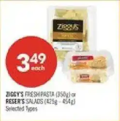 Shoppers Drug Mart Ziggy's fresh pasta offer