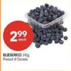 Shoppers Drug Mart Blueberries offer