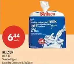 Shoppers Drug Mart Neilson milk offer