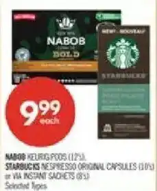 Shoppers Drug Mart Nabob k-cup pods offer
