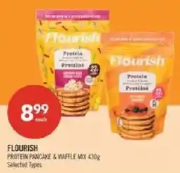 Shoppers Drug Mart Flourish protein pancake & waffle mix offer