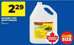 Real Canadian Superstore No Name pure white vinegar offer