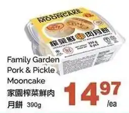 T&T Supermarket Family Garden Pork & Pickle Mooncake offer